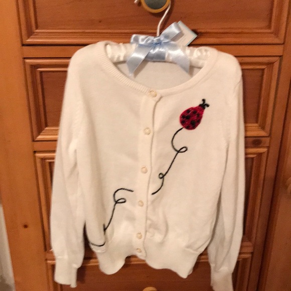Beaded Ladybug Cardigan Kate Spade 